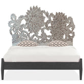 Hand Carved Flower King Size Bed Headboard Bed Head H18